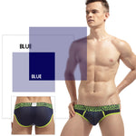 2-pack Men's Breathable Mesh Briefs with U-shaped Convex Pockets