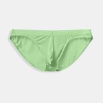Men's Low Waist Ice Silk Transparent Seamless Bikini