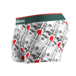 2 Pack Men's Seamless Comfort Playful Style Prints Breathable Trunks
