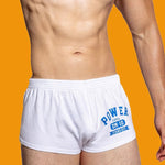 2-pack Men's DM Printed Lettering Low Waist Sexy Cotton Boxer Shorts