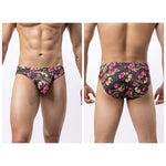 6 Pack Men's Sexy Bold Prints Odor-Control Stay-Put Fit Briefs