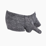 7 Pack Men's Solid Color Supportive Separated Pouch Seamless Comfort Trunks