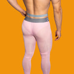 Men's Low-Rise Breathable Silk-Like Semi-Transparent Tights