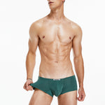 2 Pack Men's Stretch Fit Lightweight & Airy Solid Color Premium Comfy Trunks