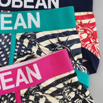 2 Pack Men's Statue of Liberty Print Comfortable and Breathable Trunks