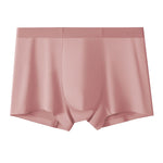 2 Pack Men's Seamless Comfort Stretch Fabric Breathable Modern Fit Solid Color Trunks