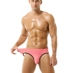 3 Pack Men's Breathable Mesh Separate Pouch Soft Jockstraps