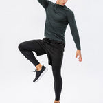 Men's Zip-Up Sports Long Sleeve Shirt