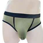3 Pack Men's Seamless Comfort Large Supportive Pouch Sexy Low-Rise Briefs