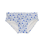 Men's 3D Pouch Printed Fitness Swim Briefs