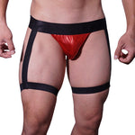 Men's Second-Skin Feel Adjustable Skin-Friendly Chafe-Free Design Shoulder Strap & Jockstrap
