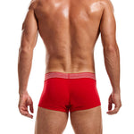 3 Pack Men's Solid Color Odor-Resistant Soft Supportive Pouch Trunks