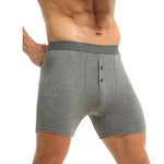 3 Pack Men's Ultra-Soft Breathable Cotton Button Fly Midway Briefs