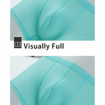 Lightweight Breathable Ice Silk U Contoured Boxers for Men