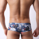 4 Pack Men's U-Pouch Low-Rise Moisture-Wicking Trunks