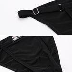 4 Pack Men's Cooling Touch Adjustable Ice Silk Bikinis