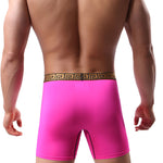 2 Pack Men's Sexy Sports Ice Silk Boxer Briefs