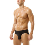 3 Pack Men's Breathable Mesh Separate Pouch Soft Jockstraps