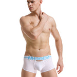 2 Pack Men's Supportive Pouch Breathable Comfort Quick-Dry Stretch Trunks