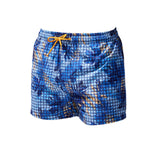 Men's Plaid Patterned Lightweight & Airy Sporty Cut Board Shorts