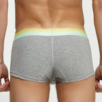 Men's Spliced Waistband U-Pouch Trunks