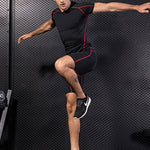 Men's PRO Compression Stretch Fit Quick-Dry Training Lightweight Tops & Tights