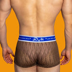3 Pack Men's Lace Mesh Quick-Drying Breathable Solid Color Trunks
