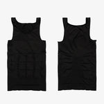 Mens Waist Body Shaper Vest T-Shirt Tank Tops