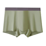 2 Pack Men's Seamless Comfort Stretch Fabric Breathable Modern Fit Solid Color Trunks