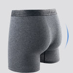 4 Pack Men's Comfortable Cotton Anti-Chafing High Elasticity Sports Boxer Briefs