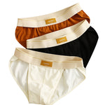 3 Pack Men's Sexy High Cut Cotton Bikini