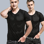 High Stretch Breathable Mesh T-Shirt