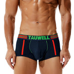 2 Pack Men's Low-Rise Cotton Breathable Trunks Suitable for Sports