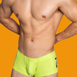 2-pack Men's Solid Color Comfortable Button-down Trunks