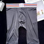Men's Semi-Transparent Sexy Sporty Seamless Comfort Stretch Midway Briefs