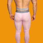 Men's Low-Rise Breathable Silk-Like Semi-Transparent Tights