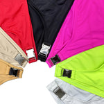 Men's Quick-Dry Odor-Control Solid Color Side Snap Swim Briefs