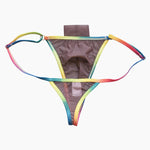 3 Pack Men's Ultra-Thin Sexy Smooth Breathable Contrast Waistband Strings