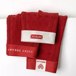4 Pack Men's Soft Jacquard Cotton Lucky Red Breathable Trunks