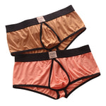 2 Pack Men’s Soft & Breathable Trunks with Supportive Pouch