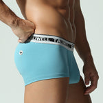 2 Pack Men's Ultra-Soft Breathable Cotton Supportive Fit Sporty Cut Comfy Trunks