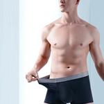 Men's Seamless Trunks with Organic Latex Support Cup