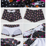 Men's Bold Prints Quick-Dry Fabric Seamless Comfort Swim Shorts & Trunks