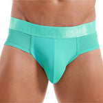Men's Solid Color Mesh Breathable Sports Fitness Briefs
