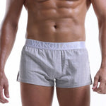 2 Pack Men's Silky Touch Skin-Friendly Chafe-Free Design Boxers Shorts