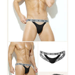 3 Pack Men's Low-Rise Stretch Thongs – Contour U-Pouch Comfort Fit