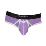 2 Pack Men's Detachable Front Pouch Durable Stretch Skin-Friendly Briefs