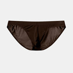 Men's Low Waist Ice Silk Transparent Seamless Bikini