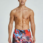 Men's Vibrant Graphic Odor-Control Comfy Waistband Casual Board Shorts
