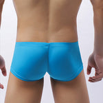 2 Pack Men's Soft U-Pouch Sexy Breathable Solid Color Trunks